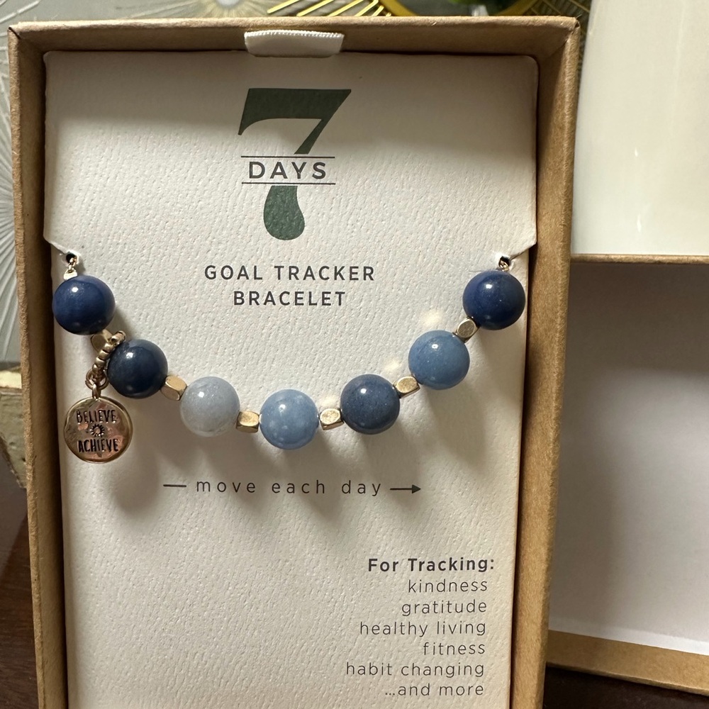 Elegant Blue Beaded Bracelet